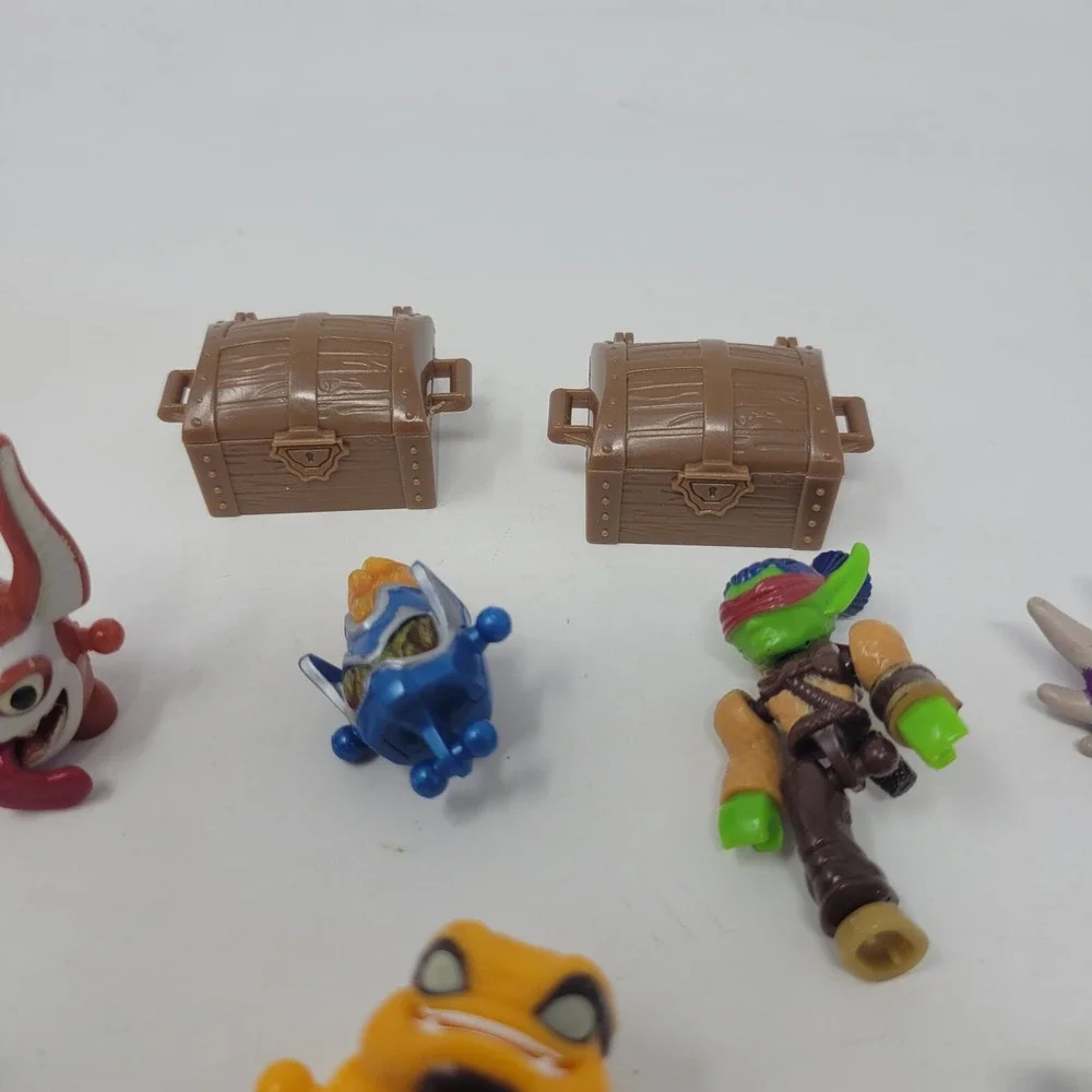 Skylanders‎ Mega Bloks Lot Of Parts Trigger Happy, Eruptor, Flameslinger, Cynder